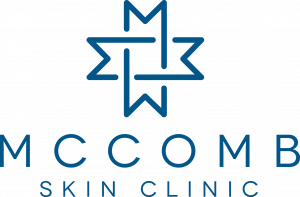 Mccomb skin clinic logo blue.