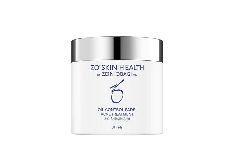 A jar of zo skin health skin care cream on a white background.